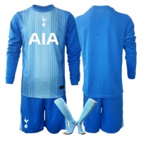 Stroje piłkarskie Tottenham Hotspur Bramkarskie Koszulka Wyjazdowej dla dzieci 2025-26 Długi Rękaw (+ szorty)